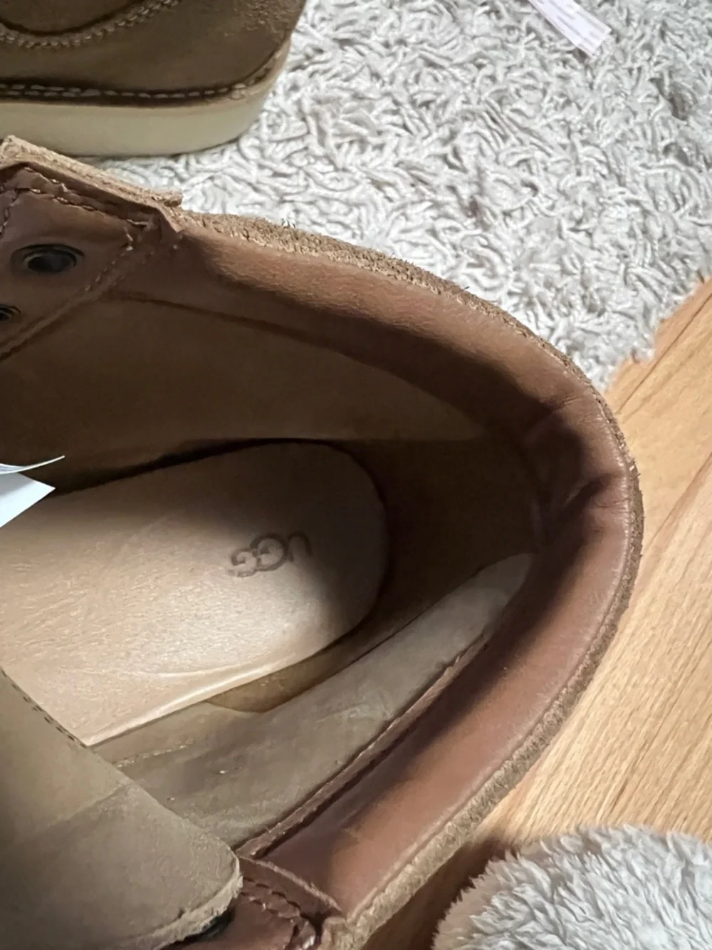 New UGG Camino Monkey without box Casual Suede Lace-Up boots in Tan Mens 12